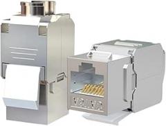 CAT6A CAT7 Network Ethernet Module Plug Panel Wall Made by Zinc Alloy Shielded FTP SFTP ToolFree RJ45 C0innector Cable Adaptier New 2026 High for Reliable Electronic Component