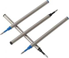 Gel Pen Metal Roller Pen Chinese Classical Style Calligraphy Write Signature Gift Pen Student Stationery Office(5 Pcs Refills,Black)