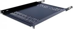 RAISING ELECTRONICS Fixed Rack Server Shelf 2U 19inch Rack Mount-Adjustable from 27-31inch