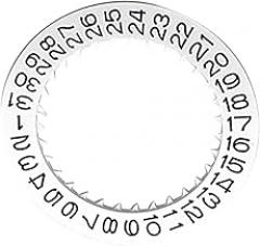 Dials Calendar Dials Automatic Movement Watch Movement for NH35 NH36 NH37 Watch Movement Calendar, for Professional Watch Repairman Service, Date Wheel Disc Accessory