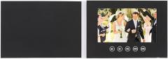 Akozon Electronic Greeting Card 720P HD Playback LCD Color Screen DIY Electronic Video Brochure for C Any Wedding Anniversary (5inch)