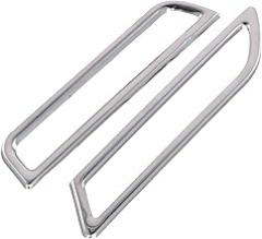 2Pcs AC Outlet Vent Trim Covers for For Golf MK7/MK7 5 (2013 2019), Upgrade Your Car Interior Styling (Steel)