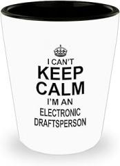 Amorfos Hilarious Electronic Draftsperson Gifts - Shot Glass For Electronic Draftsperson, For Women And Men, Present/Accessory, Funny Shotglass