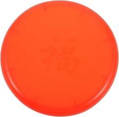 Milisten Round Stool Seat Replacement Cover Durable Plastic Surface for Canteen Stools Diameter Thick Orange Design Easy to Install Fit for Home Use