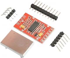 5pcs Dual Channel 24-Bit AD Weighing Sensor Module with Metal Shield for Load Cell Electronic Scale,for Impact Force Measurement Industrial Testing