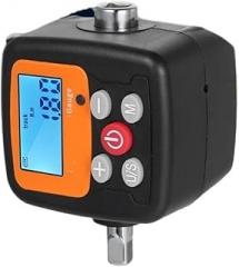 Digital Torque Adapter Digital Torque Meter 10.2-340 N.m Wrench Torque Tester Electronic Torque Wrench Inspection Car Bicycle Repair Tools Torque Gauge(4-135N.m)
