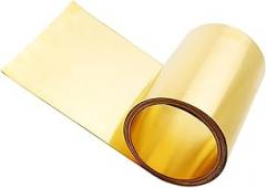 H62 Brass Foil Roll 0.05mm - 10-45mm Width x 1M for Electronics Crafts Construction(30mm)