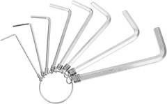 8pcs Hexagon Key Wrench Set Antirust Coating for Easy Tightening and Loosening Tool Kit for Diy Repairs of Electronics and Bikes