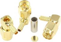 (1 Pcs) L5 M5-J JW KK Dual Female and Male Conenctor Crimp Coaxila Cable Adaptier New 2026 High for Reliable Electronic Component, Precision, Stable Performance