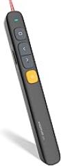 N29 Presentation Clicker Slide Pointer Clicker for Powerpoint Presentations, Wireless Presenter with Hyperlink & Volume Control, Presentation Remote(Black)