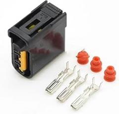 1 Set 3 Pin Furukawa AutoPlug Wire Harness Waterproof Female Electronic Connector For FW-C-D3F-B(Dark Grey)