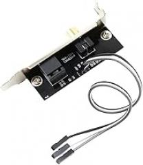 Optical Coaxial Sound Card 24BIT 192KHz SPDIF Daughter Card DAC DTS Decoder Baffle for Desktop Motherboard New 2026 High for Reliable Electronic Component, Precision, Stable Performance