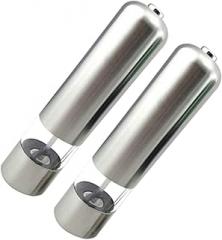 Electronic Pepper Mill Salt Pepper Grinder Stainless Steel Easy to Use and Clean