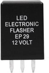 LED Electronic Flasher Relay 12 Volt 4Pin Turn Signal Bulbs Hyper Flash EP29