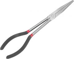 Uonlytech Long Reach Needle Nose Pliers 280mm Multifunctional Precision Crafting Tool for Jewelry Making Electronic Repairs and Cable Stripping