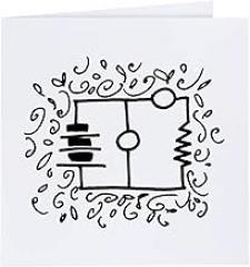 Azeeda 'Electronic Circuit Diagram' Blank Greeting Card (GC00046096)