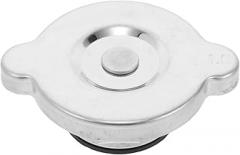 Milisten Stainless Steel Radiator Cap Pressure Release Engine Coolant Reservoir Cover Universal Replacement Fuel Tank Cap for Car Modification and Cooling System Maintenance
