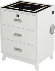 Picket House Furnishings Azura Nightstand with Electronic Features in White