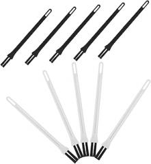 10pcs Soft Bristle Coffee Machine Cleaning Brushes for Toasters Grinders Electronics Gentle Deep Cleaning Tool Household Appliance Brush