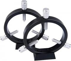 Telescope Accessory Set 90mm 102mm 6-Point Guide Scope Rings with Raiser Blocks Set Astronomical Telescope Accessories B212/B213-S7931 Telescope Camera (Color : 102mm B213-S7931)