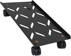 Computer Tower Stand with Wheels Accessory for Floor Carpet PC Cart CPU Stand for Home Under Desk Office Gaming Rooms, Not Adjustable