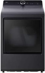 LG 7.3 Cu. Ft. Vented Smart Gas Dryer in Matte Black