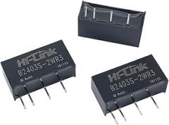 10pcs/lot B2403S-2WR3 Mini 2W 24V to 3.3V 606mA DC DC Converter Power Supply Intelligent Module Smart Electronics