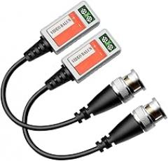 Video Balun Connectors Transmitters for Extended Ranges CCTV Installation