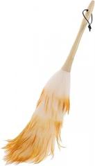 GALPADA Natural Wool Duster with 22cm Solid Wooden Handle Anti-Static Cleaning Duster for Ceiling Fans, Blinds, and Car Dust Removal for Efficient Cleaning