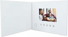 Video Greeting Card, 5in Color Display Electronic Birthday Video Book, 256MB Memory Video Brochure, Wedding Album Intrusion Prevention System Display Promotion Electronic Player