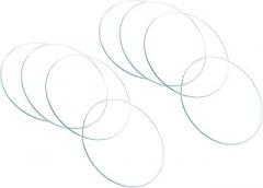 CoCud Watch Crystal Len Glass, 26mm Dia. Optical Glass Single Dome Face Crystals Replacement Lens Clear - (Applications: for Watchmaker Repair Electronic Mechanical Watch), 8-Pieces