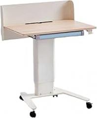 Wheeled Lectern Podium,Portable Floor Laptop Desk Stand,Versatile Classroom Presentation,with Pneumatic Lifting Device,200kg Load Capacity for Seminars Schools