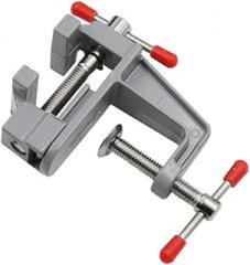 1 Pack Mini Table Clamp, Portable Work Vise Small Bench Vise, Craft Repair Tool for Jewelry Making/Electronics Craft/Model Building
