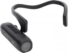 Jectse Head Mounted Camera, 4K Video 30MP Wearable Camera with 6 Axes Electronic Stabilization, 135 Degree Ultra Wide Angle for Outdoor Cycling