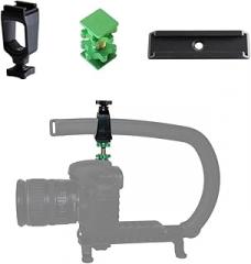 Cam Caddie Scorpion / EX Lockout Kit and Stabilizer Support Mount / Bracket for Canon Nikon Sony and Panasonic / Lumix DSLR Camera Includes: (1) Accessory Shoe + (1) D – Flashner + (1) 3” Balance Wing