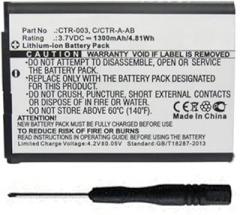 1300mAh Battery Replacement Compatible with Nintendo Wii U Pro Controller WUP-005