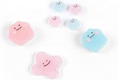 Yocore Blue Pink Switch Thumb Grip Caps Set,Soft Silicone Key Buttons Sticker Joystick Cover Caps for Switch-BBG