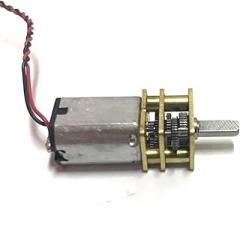 ELLANA Powered mini N20 All-Metal Gear Reducer Motor, 3V5V6V12V High Torque Electronic Smart Lock 30~150 RPM Motor with Wire Torque Gear