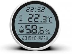 Gas Detector, Gas Leak Detector, High-Precision Electronic Thermometer and Hygrometer, Electronic Alarm Clock Calendar Time Setting for Home and RV