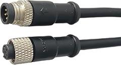 5PCS M9 2 3 4 5 6 Pin DC Electric Bicycle Butt Joint Plug, Waterproof Female Male Connector, Wiring Scooter Brake Cable, 20CM (6P)