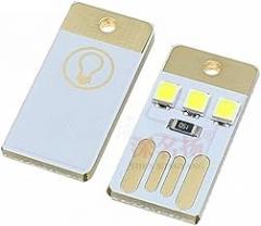 2 Pcs Super Mini 3 LED Lamp USB Night Light Pocket Lamp for PC Laptop Computer Parts