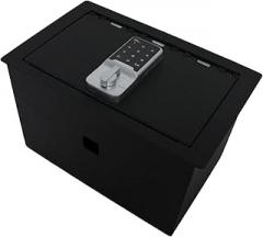 Center Console Gun Safe Vault Compatible with 2015-2020 Chevrolet Suburban and Tahoe, 2015-2020 Gmc Yukon, Console Safe Lock Box, Locking Vault with Electronic Keypad Lock