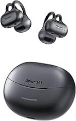 A3 Real-Time Translation Earbuds, AI 66+ Languages Clip-On Open-Ear Headphones Translator, Wireless Earphone Bluetooth Waterproof 32H Translating Device for Bussiness Sport Travel, Grey