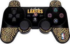Skinit Decal Gaming Skin for PS3 Dual Shock Wireless Controller - Officially Licensed NBA Los Angeles Lakers Elephant Print Design