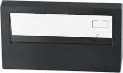 Electronic Thermo-Hygrometer Clock with LCD Weather Display, Repeating Alarm, Snooze and Calendar for Indoor Monitoring (Black)