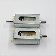DC 6V-12V 20mm FK-180PH Carbon Brush Electronic Starter Single Shaft/Dual Shaft High Speed Electronic Starter DIY(Dual Shaft)