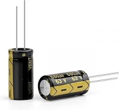 10Pcs Aluminum Electrolytic Capacitor 63V680UF 13x25mm High Frequency Low ESR Low Resistance Capacitors