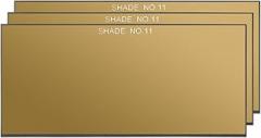 PATIKIL Gold Welding Glass Lens Shade 11, 3 Pack 2