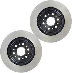 Rust-Resistant Rear Brake Rotor Replacement fits GMC Acadia 2017 2.5L l4 321mm Front Disc-Electronic Parking Brake;321mm Front Disc-Electr, Set of 2