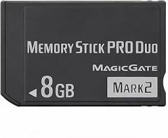 MS 8GB Memory Stick PRO Duo (Mark 2) for PSP Accessories MS Memory Cards …